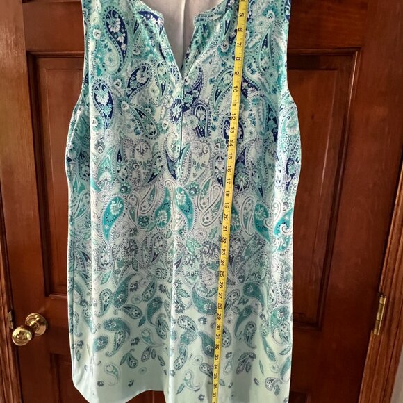 Split Neck Sleeveless Talbot Dress - Picture 9 of 11